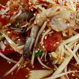 ตำกุ้งสด