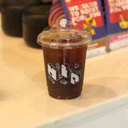 Iced Americano with Honey Lemon