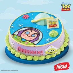 เค้กทอยสตอรี่ สเปซเฟรนด์ แบล็คฟลอเรสต์ 1 ปอนด์