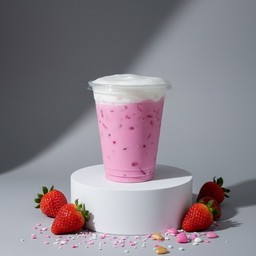 นมชมพูเย็น