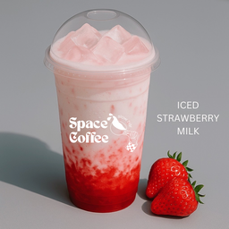 นมสดสตอเบอรี่