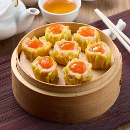 จีบกุ้งไข่แดงเค็ม  7 ชิ้น