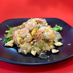 ผัดเซี่ยงไฮ้ กุ้งล้วน