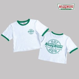 เสื้อครอป คริสปี้ครีม ฮอทไลท์