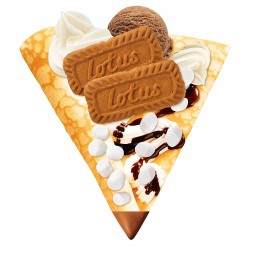 บิสคอฟเครปไอศครีม biscoff Ice-cream crepe