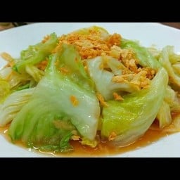 กะหล่ำปลีราดข้าว