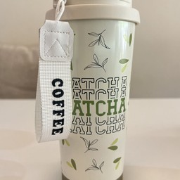 Matcha coffee cup