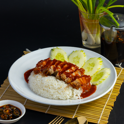 ข้าวหมูกรอบ