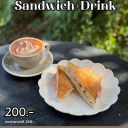 แซนวิชจับคู่เครื่องดื่ม