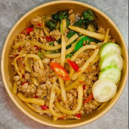 [ผัดหน่อไม้] ผัดหน่อไม้ แซ่บลืมบ้าน (เลือกได้)