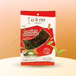 ชาเขียวอบกรอบ รส มายด์ชิลลี่ ตรา โอลิโนะ 20g