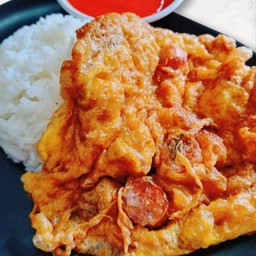 ข้าวไข่เจียวแหนม