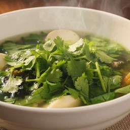 แกงจืดเต้าหู้หมูสับ(กับข้าว)