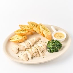 สเต็กไก่ซูวี ซอสฮอลแลนเดซ