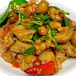 ข้าวกระเพราเป็ดรสจัดจ้าน