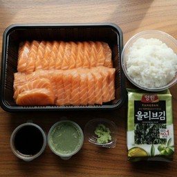 2.แซลมอนสด 500 กรัม เนื้อล้วน ซาซิมิ