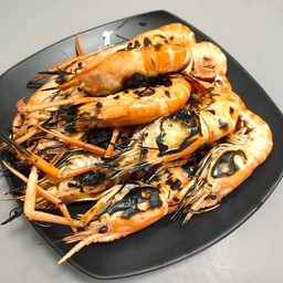 กุ้งเผา 12 ตัวโล