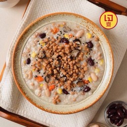 โจ๊กเจเห็ดหอมโปรตีนถั่ว | Vegetatian Congee with Bean Protein