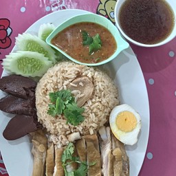 ข้าวมัน+ไก่ต้มน้ำปลา