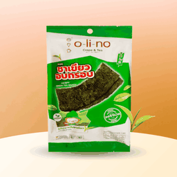 ชาเขียวอบกรอบ รส ออริจินัล ตรา โอลิโนะ 20g