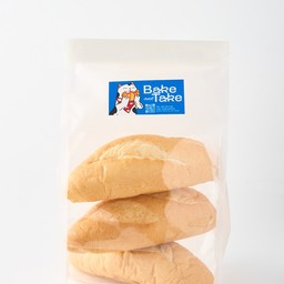 ขนมปังบาแก็ต 3 ชิ้น