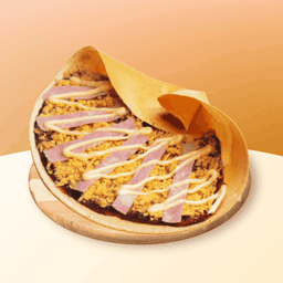 เครปหมูหย็องแฮมพริกเผา