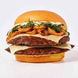 แบล็คทรัฟเฟิล ดับเบิ้ลเบอร์เกอร์เนื้อ