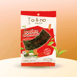 ชาเขียวอบกรอบ รส มายด์ชิลลี่ ตรา โอลิโนะ 20g