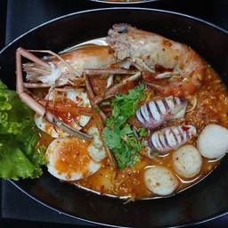 เกาเหลาทะเลต้มยำน้ำข้น