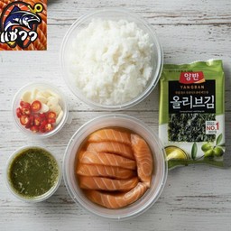 1.แซลมอนดอง 150 กรัม