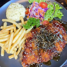 ไก่ทอดซอสเทอริยากิ
