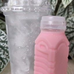 นมชมพู300ml.พร้อมน้ำแข็ง 1 แก้ว
