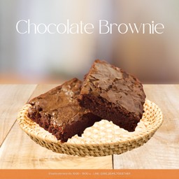 ช็อกโกแลตบราวนี่ 1 ชิ้น