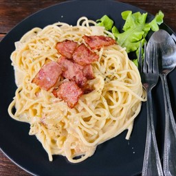 สปาเก็ตตี้คาโบนาร่า เบคอน
