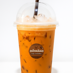 สเต็กหลังมอ เครื่องดื่มชาไทย ข้าวไก่เทอริยากิ