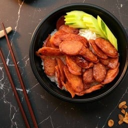 ข้าวหน้ากุนเชียงทอด