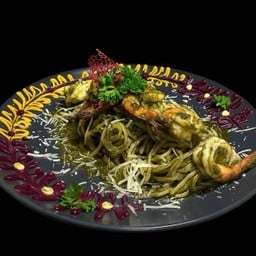 Pesto Sauce Shrimp ซอสเพสโตกุ้ง