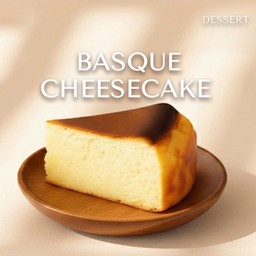 BASQUE BURNT CHEESECAKE ORGINAL (1pc.) - ชีสเค้กหน้าไหม้ รสออริจินอล 1 ชิ้น