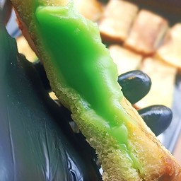 ปังปิ้งเนยใบเตยสังขยา