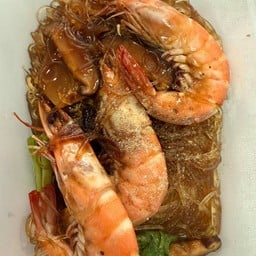 กุ้งอบวุ้นเส้นร่ำรวยตลาด back market ซอย 4 สาขา 2