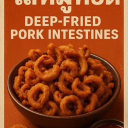 ไส้หมูทอด