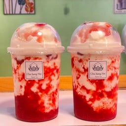 นมสดปั่นสตอเบอรี่