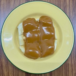 ขนมปังกลมปิ้ง ( สังขยาชาไทย )