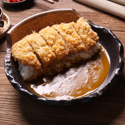 ข้าวหมูทอดแกงกะหรี่ (D)