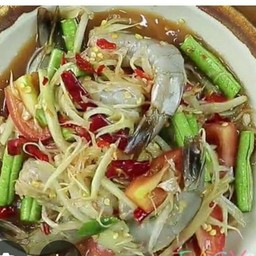 ตำกุ้งสด