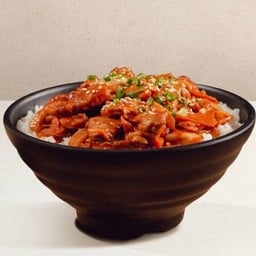 ข้าวหน้าหมูกิมจิ