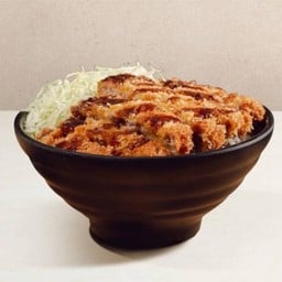 ข้าวหมูชุบเกล็ดขนมปังทอด