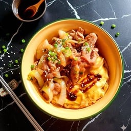 หมูสไลด์ผัดซอสเทริยากิ