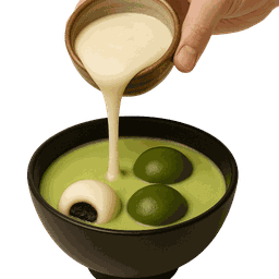 FDH20-บัวลอยโมจิมัทฉะลาเต้