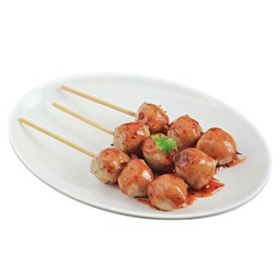 ลูกชิ้นเนื้อปิ้ง